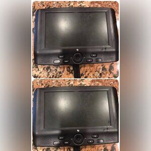 Ematic ED929D 9" Dual Screen Portable DVD Player with Dual DVD Preowned